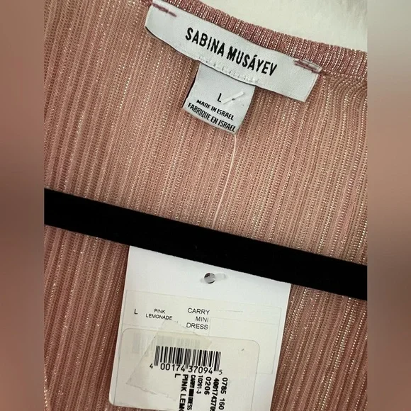 Sabina Musayev Pink Tier Mini cocktail Dress - Picture 4 of 5